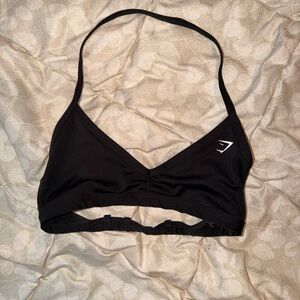 Gymshark Black Minimal Bra
